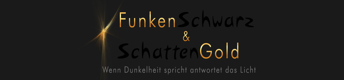 Funken Schwarz & Schatten Gold